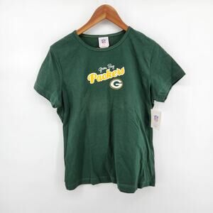 NFL For Her Women's Size Large Green Bay Packers T-Shirt New With Tags